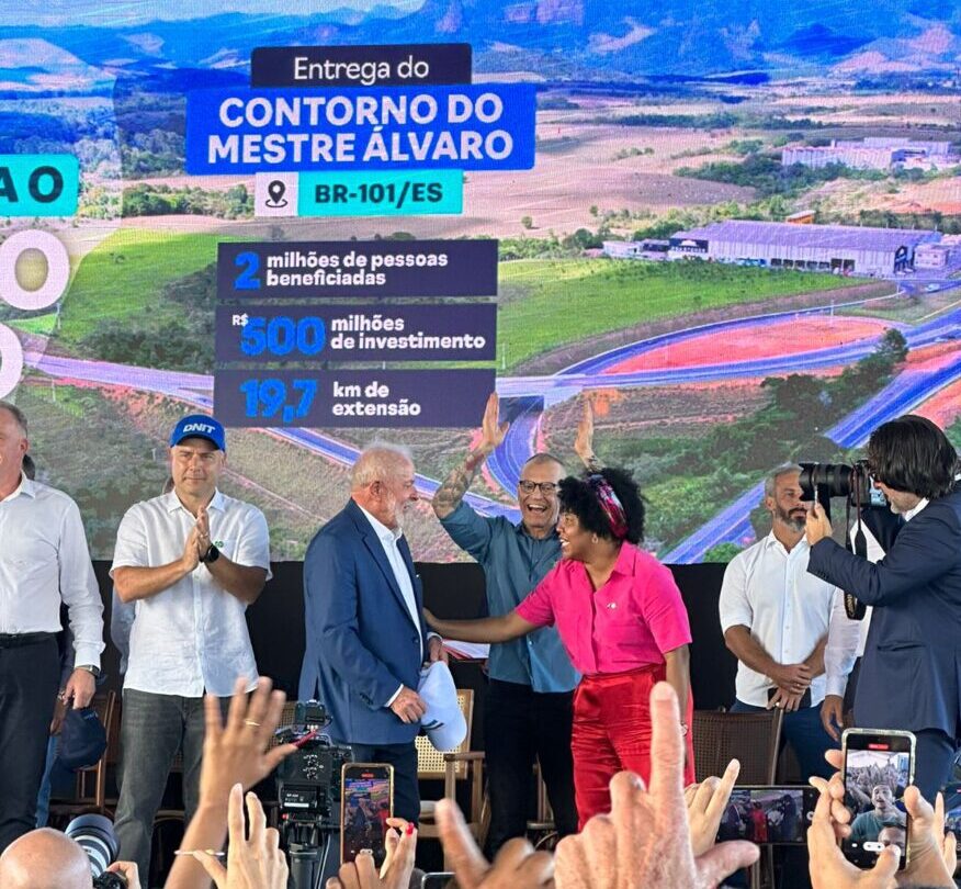 Presidente Lula Inaugura Contorno Mestre Álvaro Sob Protesto