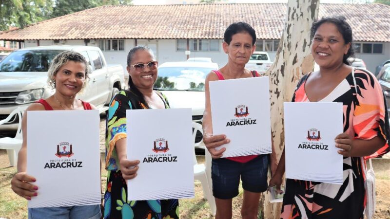 Aracruz beneficia 33 famílias com títulos de propriedades