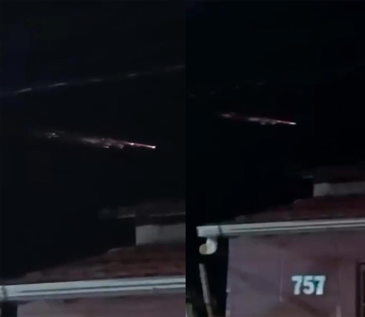 “Bola de fogo” no céu do ES era parte de foguete da SpaceX, confirma rede de monitoramento