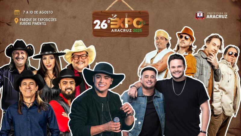 Expo Aracruz 2025 começa nesta quinta feira (07/08)