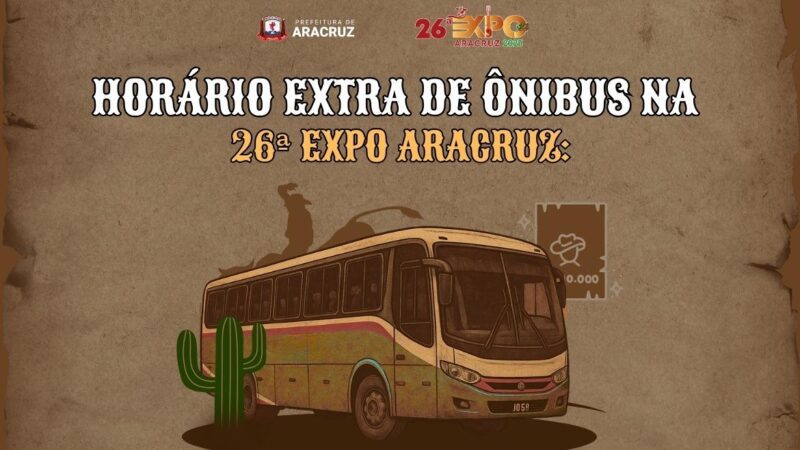 26ª Expo Aracruz terá horários extras durante o evento