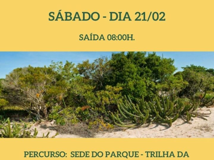 Trilha ecológica movimenta Temporada de Verão 2026 no Parque Estadual de Itaúnas