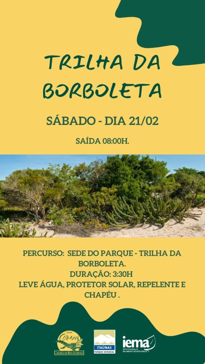 Trilha ecológica movimenta Temporada de Verão 2026 no Parque Estadual de Itaúnas