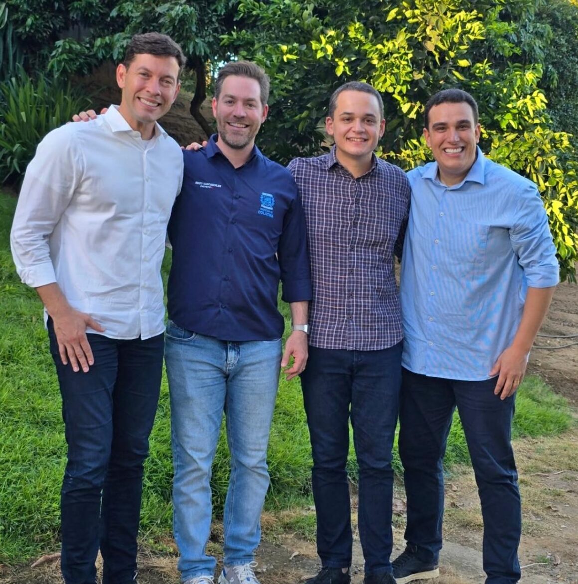Pazolini e Arnaldinho consolidam expansão ao Noroeste em articulação com Renzo, em Colatina