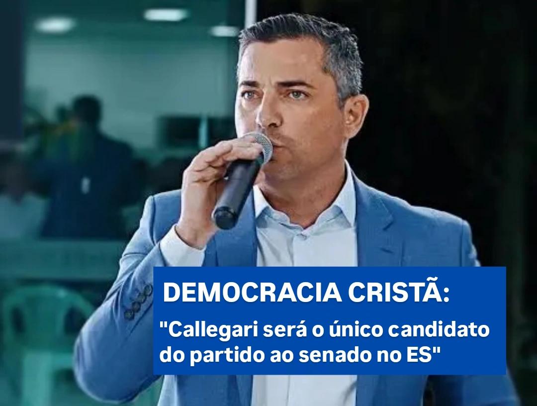 Wellington Callegari lidera candidatura única do DC ao Senado com 3,5% nas pesquisas
