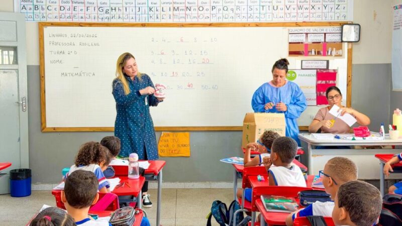 Linhares realiza ação de saúde com entrega de 46 mil kits de higiene bucal