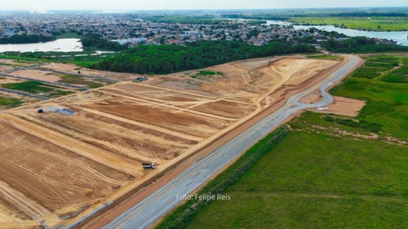 Ponte que liga Interlagos ao Aviso alcança 40% das obras concluídas