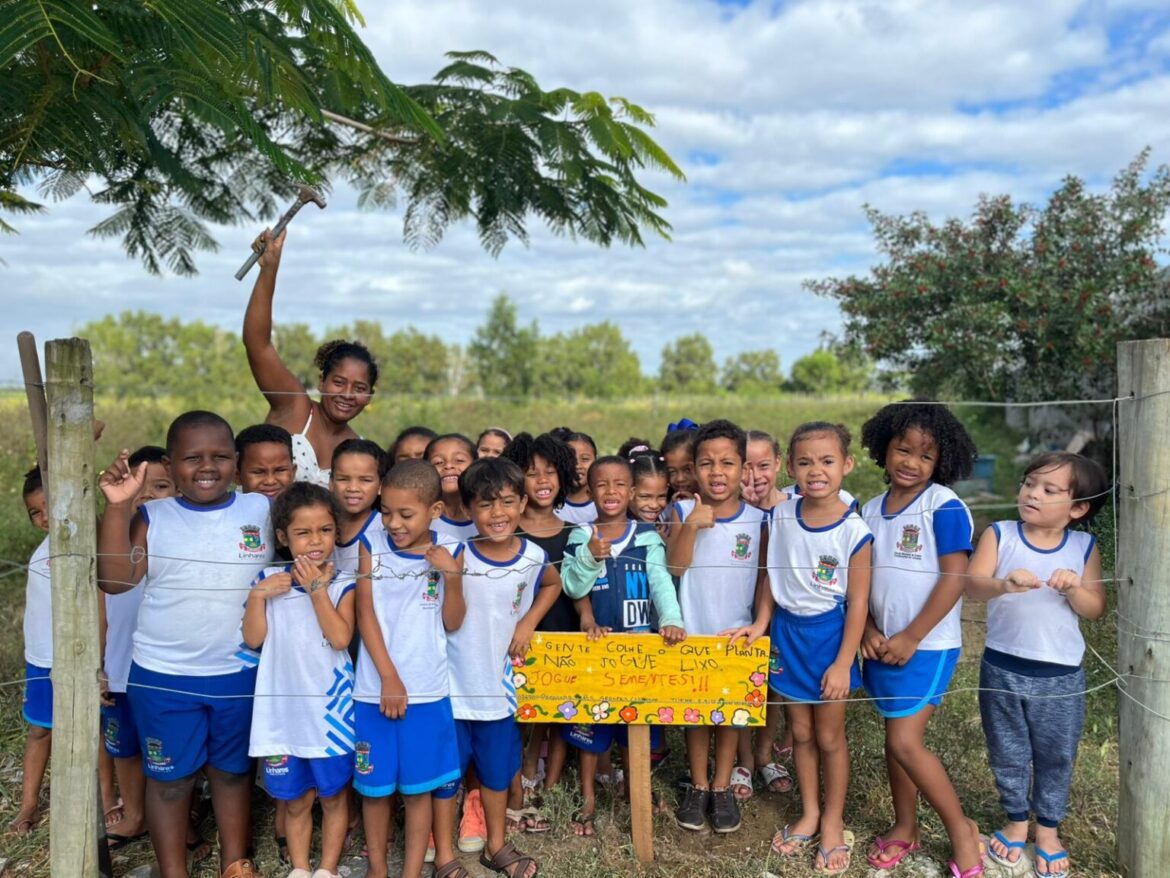 Crianças aprendem sobre meio ambiente com o projeto “Pequenas Mãos, Grandes Cuidados”