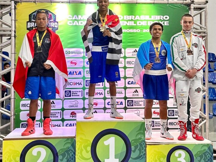 Atleta de Linhares ganha medalha de bronze no Brasileiro de Boxe Olímpico