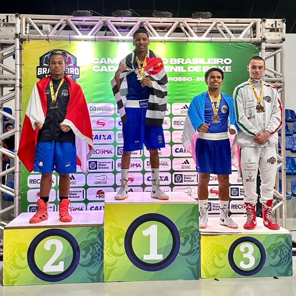 Atleta de Linhares ganha medalha de bronze no Brasileiro de Boxe Olímpico
