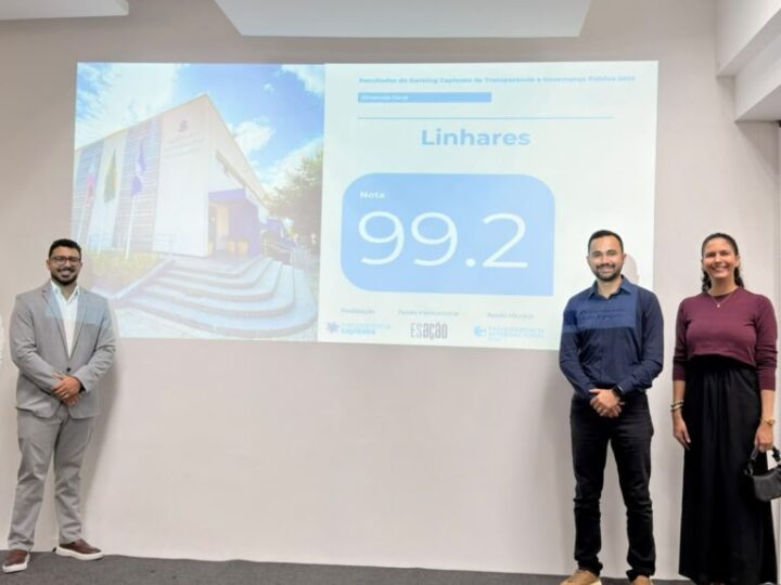 Linhares conquista nota 99,2 em ranking de transparência e governança no Espírito Santo