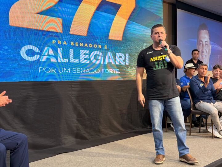 Callegari lança campanha ao Senado com discurso conservador e destaque para leis aprovadas no ES