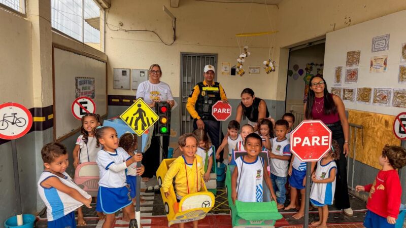 Transitôlandia leva educação para o trânsito às escolas de Linhares