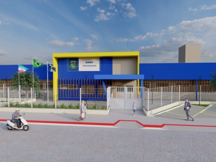Prefeito de Linhares autoriza obra de escola em tempo integral em Povoação com investimento de R$ 9,2 milhões