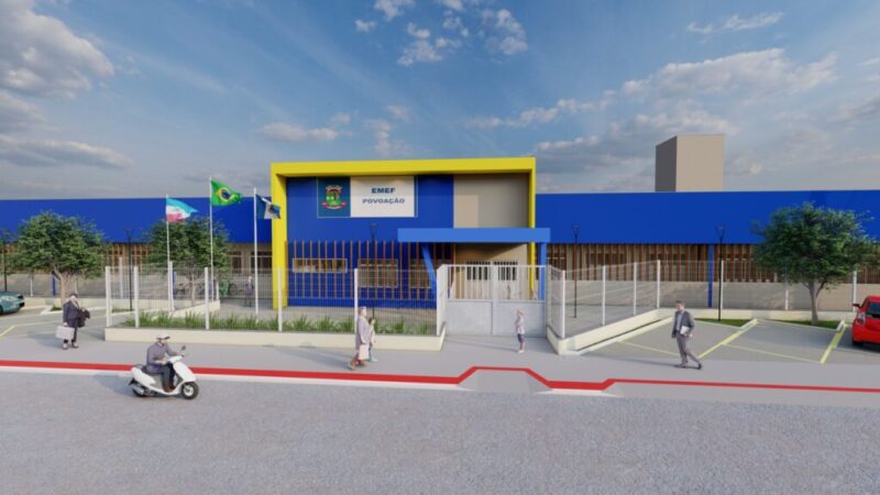 Prefeito de Linhares autoriza obra de escola em tempo integral em Povoação com investimento de R$ 9,2 milhões