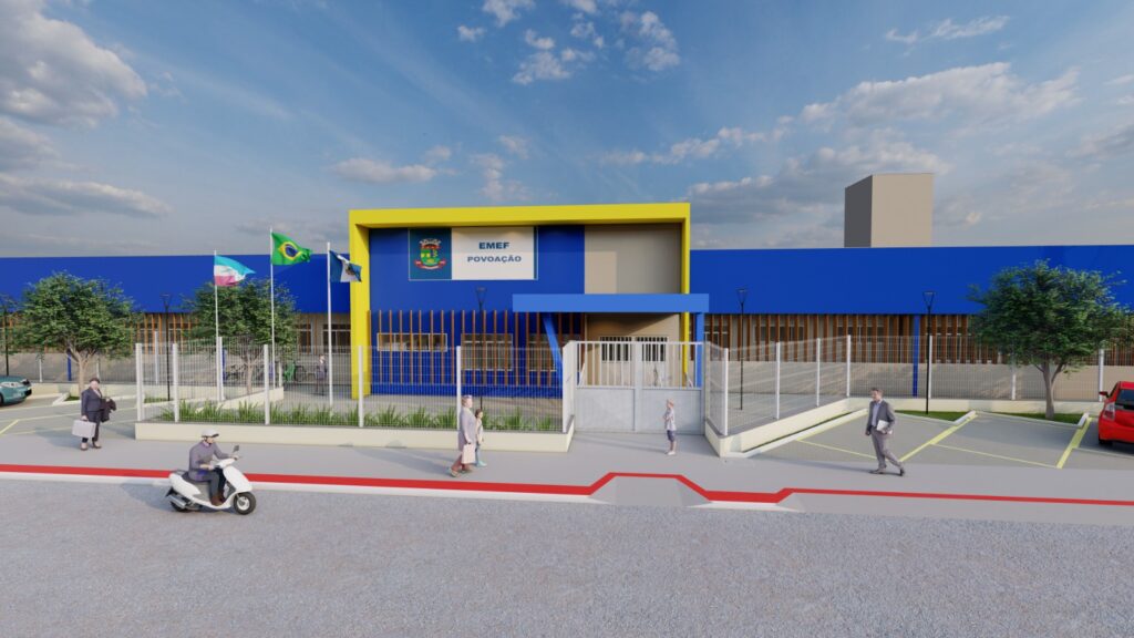 Prefeito de Linhares autoriza obra de escola em tempo integral em Povoação com investimento de R$ 9,2 milhões