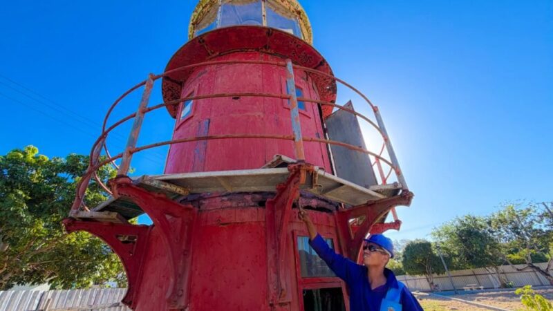 Farol de Regência ganha obras de restauro e praça será revitalizada