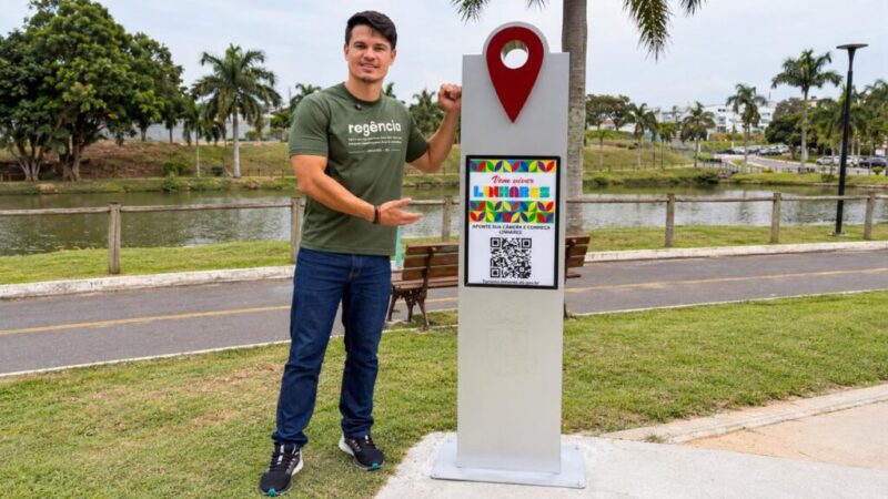 Linhares instala placas tecnológicas para impulsionar o turismo e valorizar empreendimentos locais