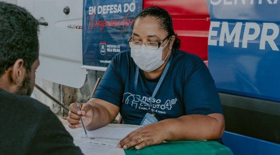 Moradores do Ibes desfrutam de serviços gratuitos proporcionados pela Caravana do Desenvolvimento