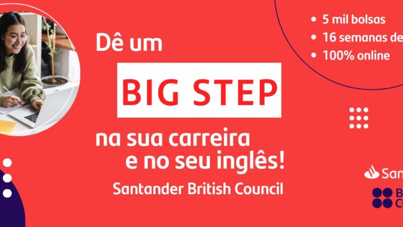 Santander e British Council Anunciam 5 Mil Bolsas de Estudo para Aprender Inglês Online