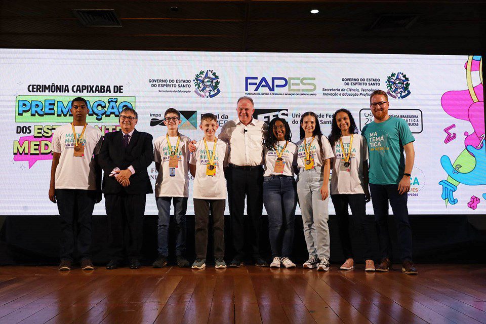 Estudantes capixabas são premiados com medalhas da Olimpíada Brasileira de Matemática