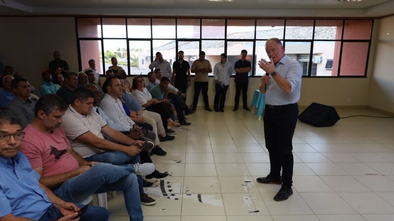 Casagrande se reúne com prefeitos do Prodnort sobre a crise hídrica