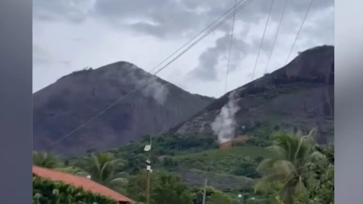 Deslizamento na Pedra do Camelo: Cartão Postal de Pancas enfrenta incidente preocupante