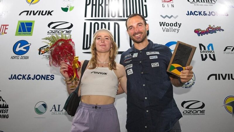 Definidos os campeões da Superfinal da Copa do Mundo de Parapente, em Baixo Guandu