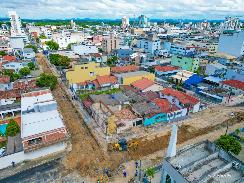 Restabelecimento do abastecimento de água após conclusão da obra de nova tubulação pelo Saae