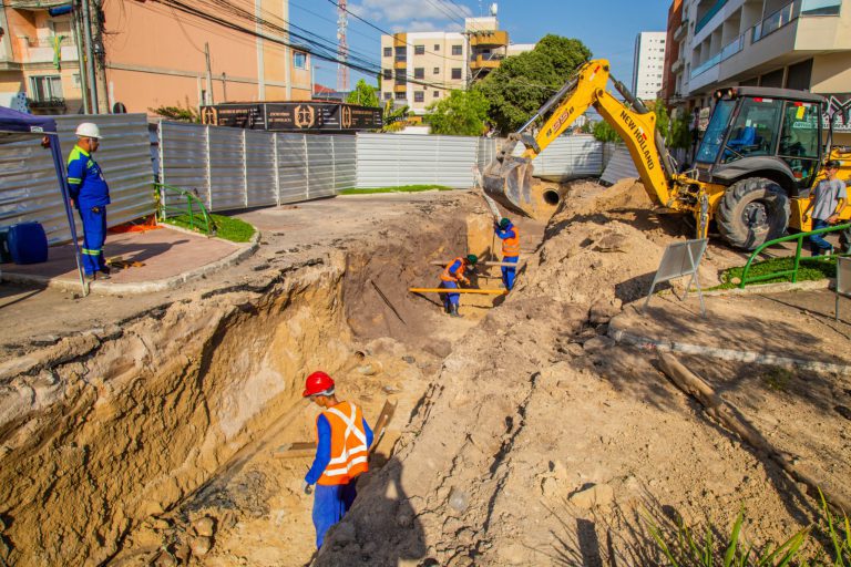 Interdição para Obras de Macrodrenagem na Avenida Augusto Calmon entre as Ruas Monsenhor Pedrinha e Capitão José Maria e o cruzamento da Monsenhor Pedrinha com Av. Augusto Calmon