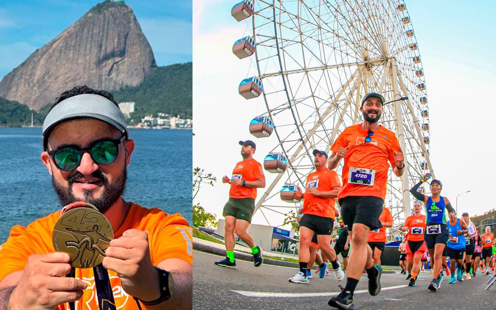 Morador de Linhares Encarou a Maratona do Rio de Janeiro