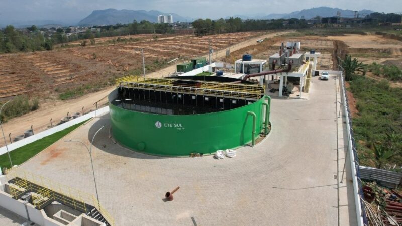 Serviço de esgotamento sanitário na Sede do município de Aracruz é ampliado com a nova Estação de Tratamento de Esgoto